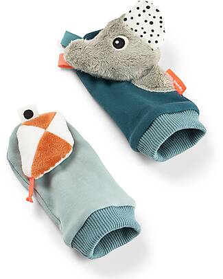 Done By Deer Calzini con Sonaglio - Playground - Blu - 3m+ Sonagli