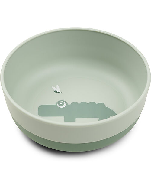 Done By Deer Ciotola Foodie - Croco Verde - 100% PP Alimentare Piatti e Scodelle