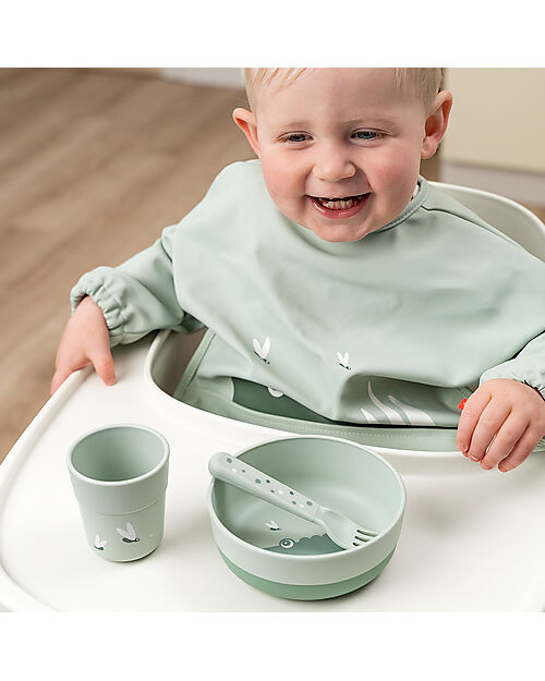 Done By Deer Ciotola Foodie - Croco Verde - 100% PP Alimentare Piatti e Scodelle