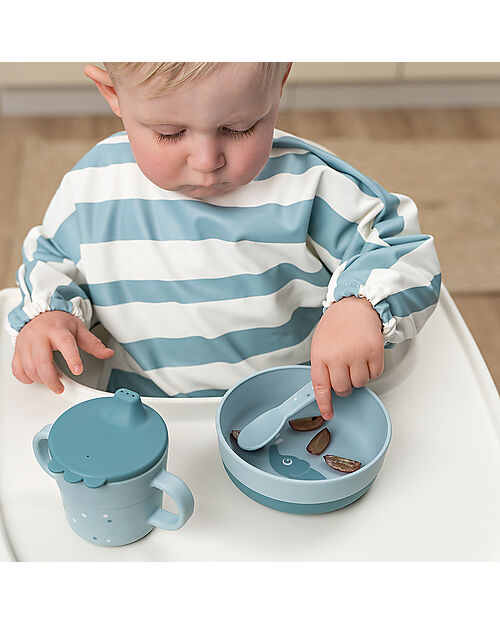 Done By Deer Ciotola Foodie - Happy Clouds Cipria - 100% PP Alimentare Piatti e Scodelle