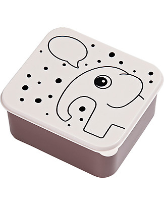 Done By Deer Contenitore Porta Pranzo Elphee, Rosa Cipria - 15,5x14x7 cm Contenitori Latte e Snack