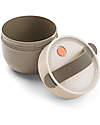 Done By Deer Contenitori per Alimenti - To Go Lunch - Sabbia - 11 x 10 cm Porta Merenda