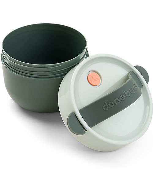 Done By Deer Contenitori per Alimenti - To Go Lunch - Verde - 11 x 10 cm
 Porta Merenda