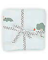 Done By Deer Copertina Milleusi - Playground - Blu - 100% Cotone GOTS - 120x120cm Swaddle di Mussola