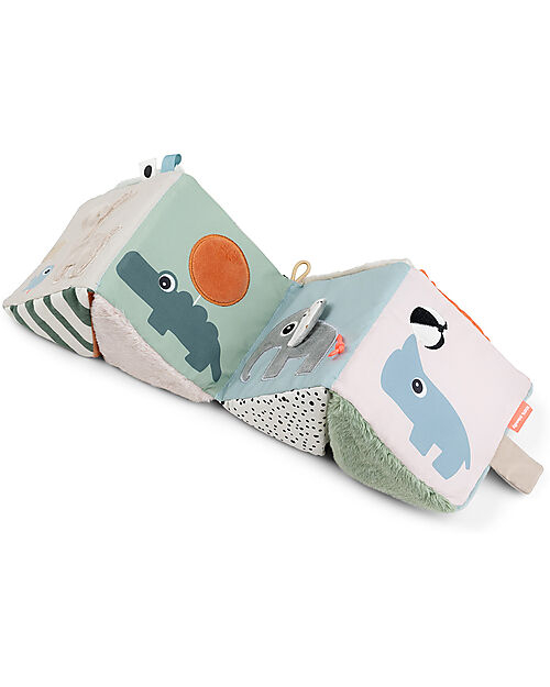 Done By Deer Cubo Multisensoriale Apribile - Deer Friends - A contrasto - 3m+ Giochi per Neonati_