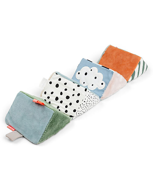 Done By Deer Cubo Multisensoriale Apribile - Deer Friends - A contrasto - 3m+ Giochi per Neonati_