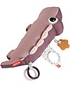 Done By Deer Cuscino Attività Multisensoriale Croco - Rosa Giochi per Neonati_