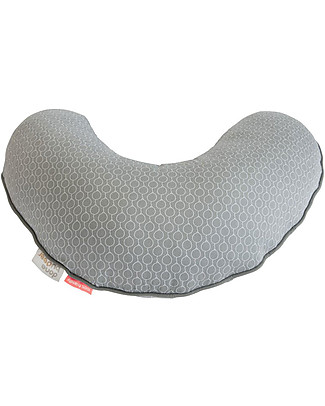 Done By Deer Cuscino da Allattamento Balloon, Grigio - 100% cotone Anatomici