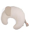 Done By Deer Cuscino da Allattamento Elphee - Sabbia - Cotone Bio Oeko-Tex Cuscini Allattamento_