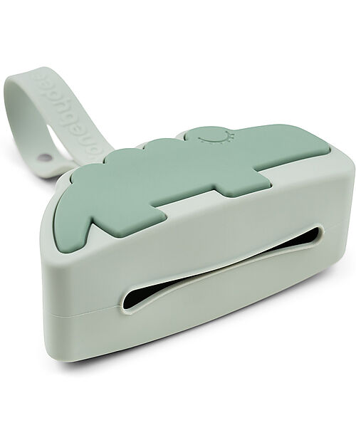 Done By Deer Custodia Portaciucci in Silicone Alimentare - Croco - Verde Ciucci