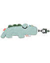 Done By Deer Doudou con Reggiciuccio Cozy Friend - Croco - Verde Doudou