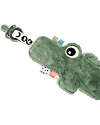 Done By Deer Doudou con Reggiciuccio Cozy Friend - Croco - Verde Doudou
