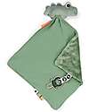 Done By Deer Doudou con Reggiciuccio Deer Friends - Croco - Verde - 28 x 28 cm - 0+ Doudou