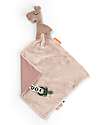 Done By Deer Doudou con Reggiciuccio Deer Friends - Raffi - Cipria - 28 x 28 cm - 0+ Doudou