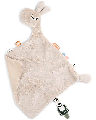 Done By Deer Doudou Portaciuccio Lalee il Lama - Sabbia - 30x30 cm Doudou