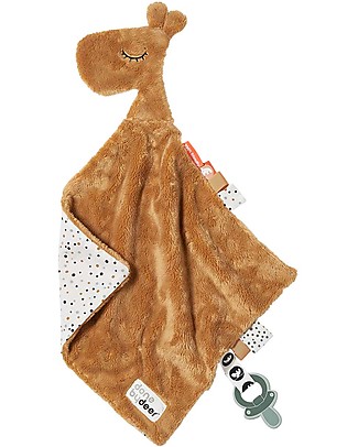 Done By Deer Doudou Portaciuccio Raffi, Mostarda - 30x30 cm Doudou
