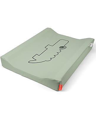 Done By Deer Fasciatoio e Coprifasciatoio Croco -Verde - 50x65x10 cm - Waterproof Coprifasciatoi e Imbottiture