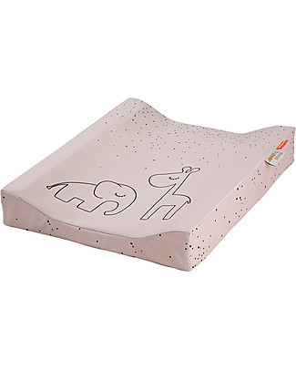 Done By Deer Fasciatoio e Coprifasciatoio Dreamy Dots, Rosa - 50x65x10 cm - Cotone Accessori per Fasciatoi