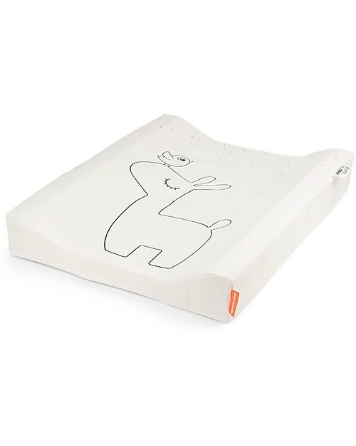 Done By Deer Fasciatoio e Coprifasciatoio Lalee il Lama - Sabbia - 50x65x10 cm - Waterproof Fasciatoi