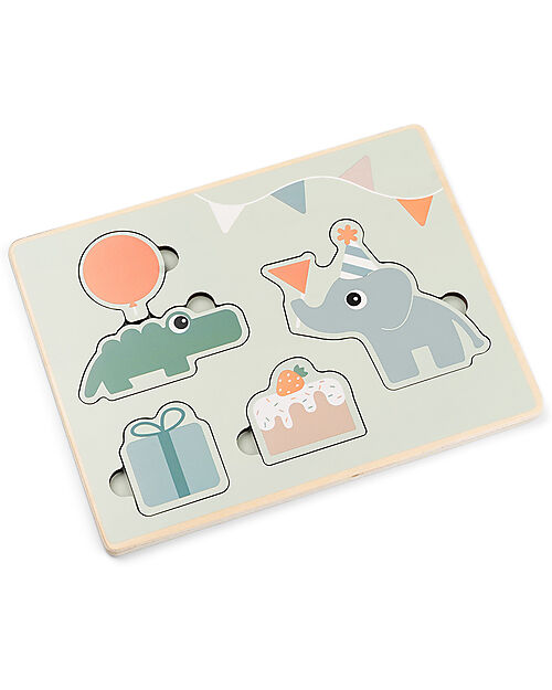 Done By Deer Gioco a Incastro Celebration - Legno - 12m+ Incastri in Legno