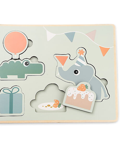 Done By Deer Gioco a Incastro Celebration - Legno - 12m+ Incastri in Legno