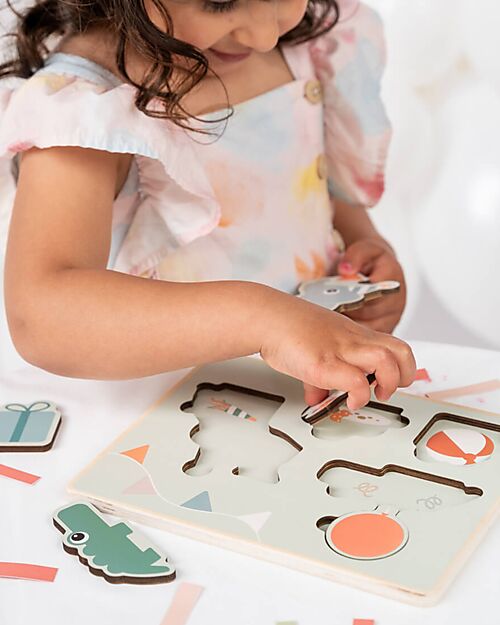 Done By Deer Gioco a Incastro Celebration - Legno - 12m+ Incastri in Legno