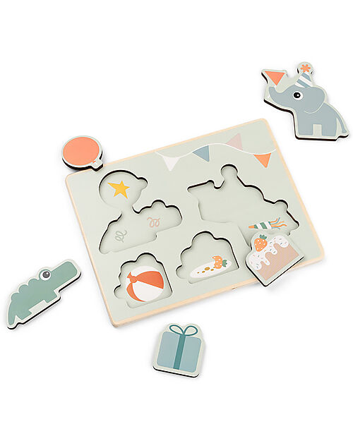 Done By Deer Gioco a Incastro Celebration - Legno - 12m+ Incastri in Legno