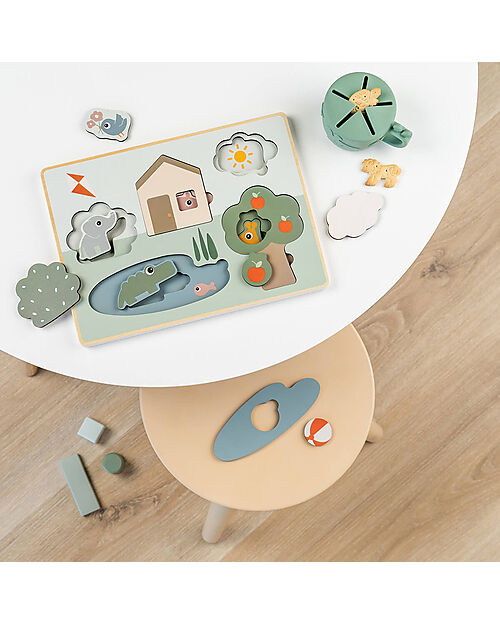 Done By Deer Gioco a Incastro Deer Friends - Legno - 18M+ Incastri in Legno