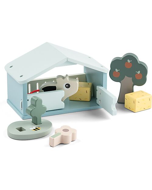 Done By Deer Gioco a Incastro Fattoria - Tiny Farm - +2 anni Incastri in Legno