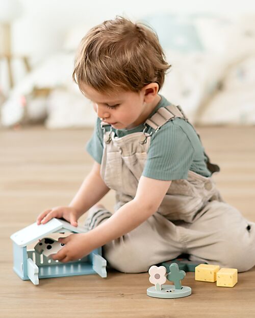 Done By Deer Gioco a Incastro Fattoria - Tiny Farm - +2 anni Incastri in Legno