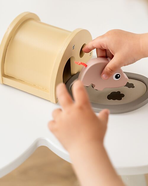 Done By Deer Gioco a Incastro Maialini - Tiny Farm - +2 anni Incastri in Legno