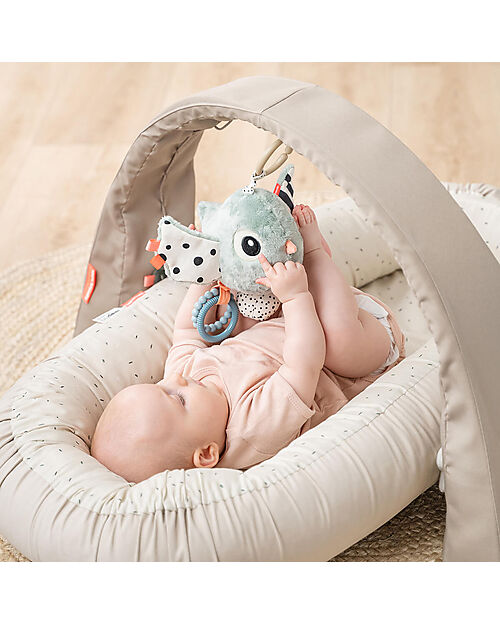 Done By Deer Gioco da Appendere Multisensoriale - Birdee - Blu - A contrasto - 0+ Giochi per Neonati_