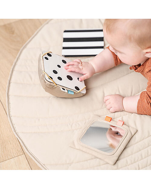 Done By Deer Gioco da Appendere Multisensoriale - Portacarte - Deer Friends - A contrasto - 0+ Giochi per Neonati_