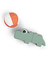 Done By Deer Gioco da Bagno Croco - Verde - Silicone Giochi Bagno
