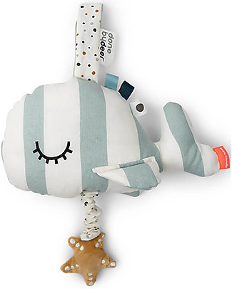 Done By Deer Gioco Multisensoriale Musicale Mobile Wally - Blu - Dalla Nascita Peluche