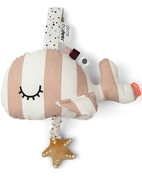 Done By Deer Gioco Multisensoriale Musicale Mobile Wally - Rosa Cipria - Dalla Nascita Sonagli