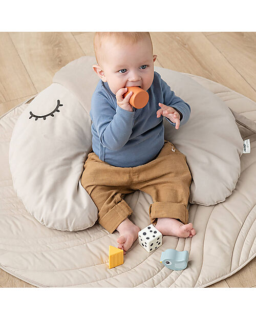 Done By Deer Gioco Sensoriale - 4 Pezzi - Birdee - Con Pratica Borsa - 6m+ Giochi per Neonati_