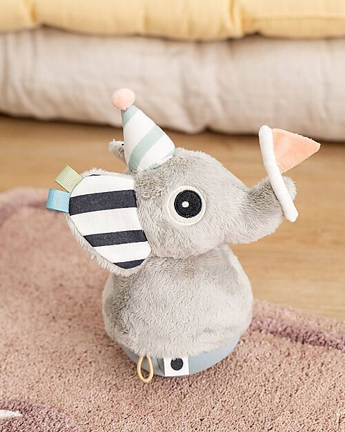 Done By Deer Gioco Tumbler - Elphee - Grigio - 9 x 21 cm - 3m+ Giochi per Neonati_
