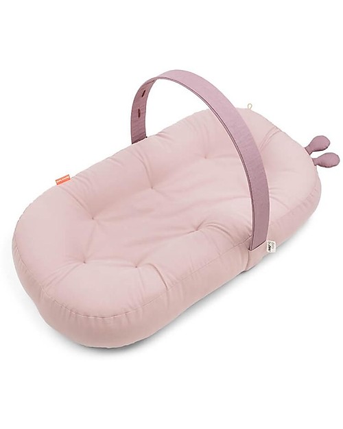 Done By Deer Lettino Portatile con Arco - Raffi - Cipria - Cotone Bio Certificato GOTS Riduttori Lettino