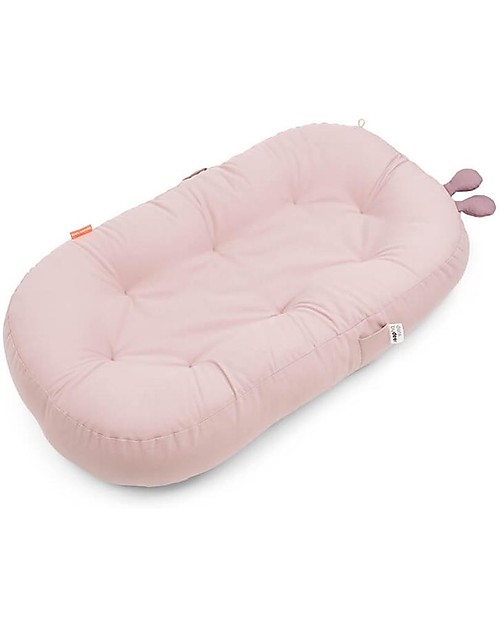 Done By Deer Lettino Portatile con Arco - Raffi - Cipria - Cotone Bio Certificato GOTS Riduttori Lettino