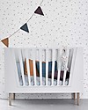 Done By Deer Lettino Trasformabile 4in1 con Sbarre, Grigio - 140x70 cm Letti Trasformabili