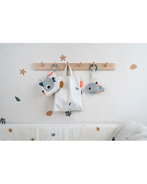 Done By Deer Libro Multiattività in Stoffa - Sea Friends - 0+ Sonagli