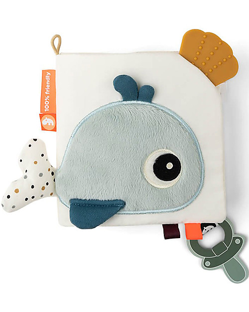 Done By Deer Libro Multiattività in Stoffa - Sea Friends - 0+ Sonagli