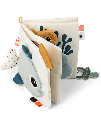 Done By Deer Libro Multiattività in Stoffa - Sea Friends Libri
