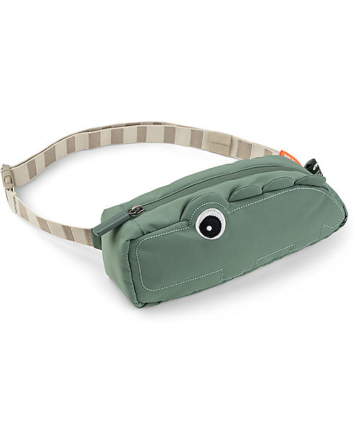 Done By Deer Marsupio per Bambini - Croco - Green - Fatto con Bottiglie di Plastica Riciclata Astucci per la Scuola