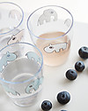 Done By Deer Mini Bicchiere Yummy Amici di Deer, Celeste - 120 ml Bicchieri