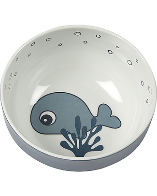 Done By Deer Mini-Ciotola Yummy Sea Friends - Blu Piatti e Scodelle