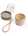 Done By Deer Mini Contenitori Snack con due Scomparti - S Birdee - Sabbia
 Porta Merenda