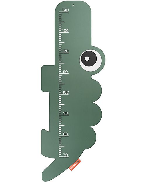 Done By Deer Misuratore d'Altezza - Croco - Verde - Fino a 140 cm! Decorazioni da Parete