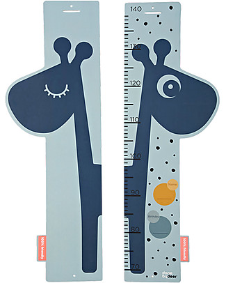 Done By Deer Misuratore d'Altezza Raffi, Celeste - Fino a 140 cm! Decorazioni